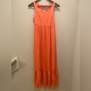 LC Lauren Conrad Womens Maxi dress Crochet Tank - read